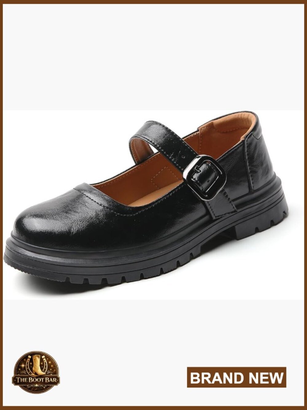 Platform Mary Jane Shoes Non-Slip Comfort Casual Oxford Flats Memory Foam